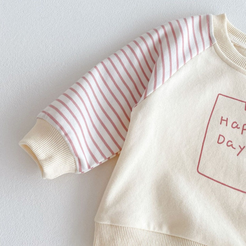 【BABY&KID】HAPPY DAY可愛いセットアップSK032208