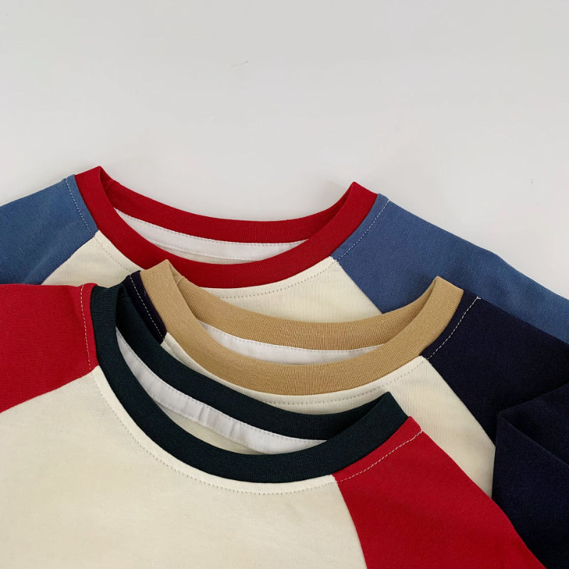 【BABY&KID】可愛い動物ラグラン袖TシャツSK100534