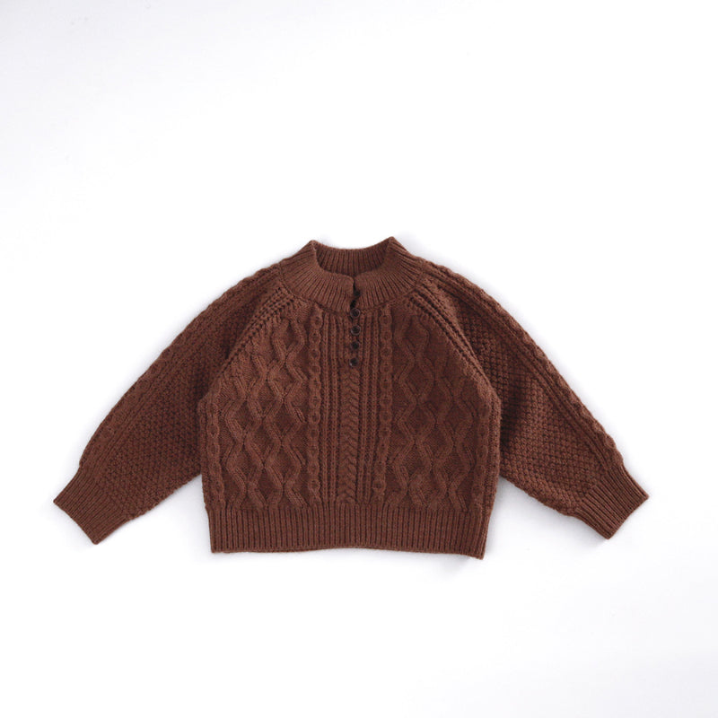 【BABY&KID】ラグラン袖プルオーバーニットSK100541