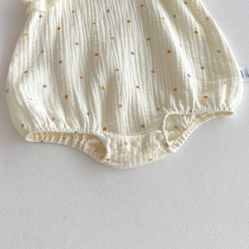 【BABY】夏新作 ガーゼキャミロンパースSK091918