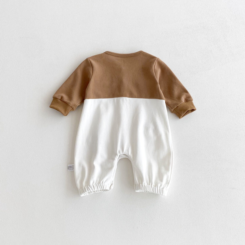【BABY】フロントボタンキャラクターカバーオールSK100113