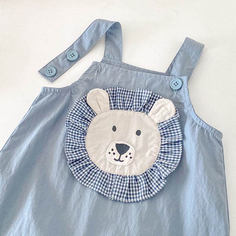 【BABY】夏新作 ライオンサロペット&TシャツSK090614