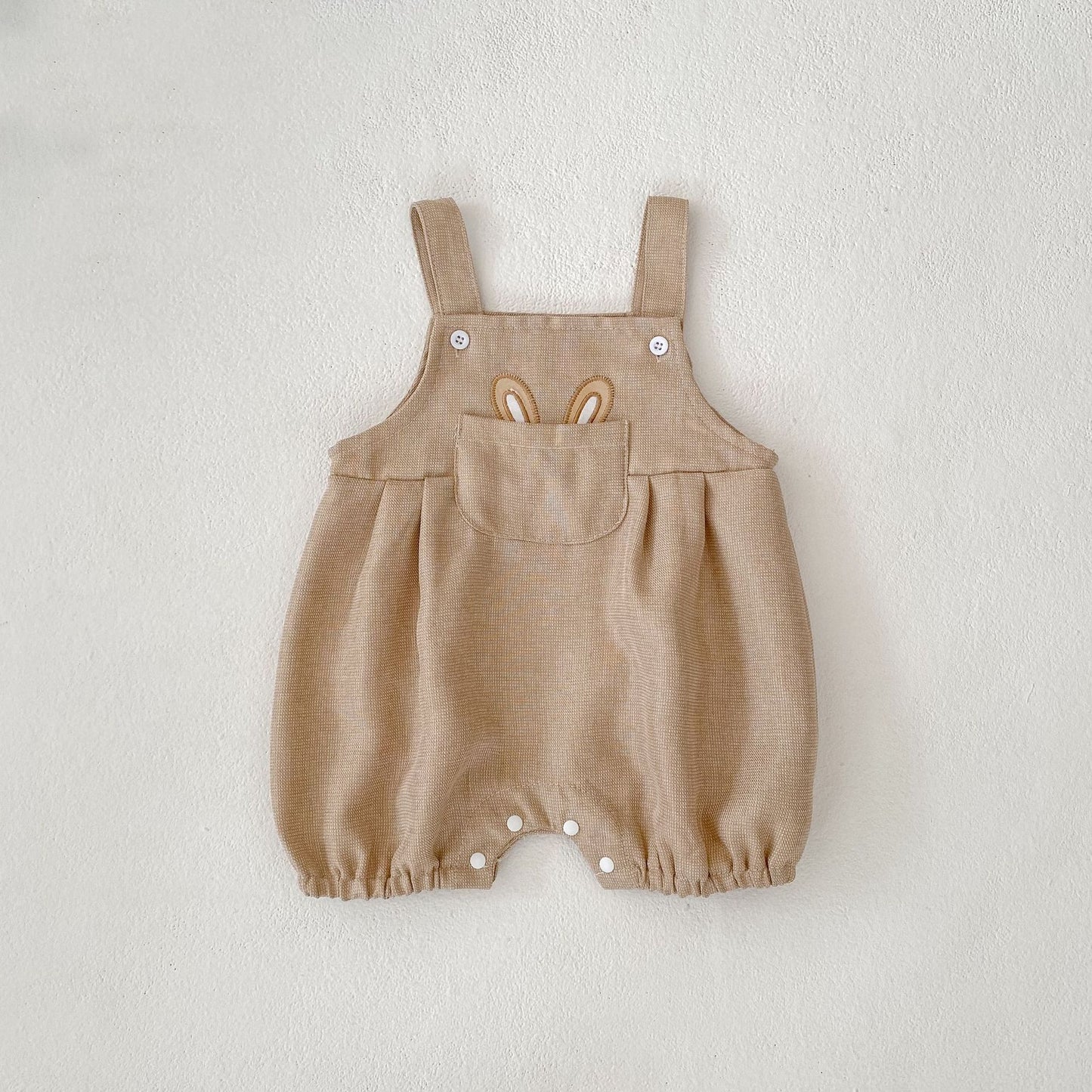 【BABY】夏新作 ウサギ耳刺繡可愛いサロペットSK061713