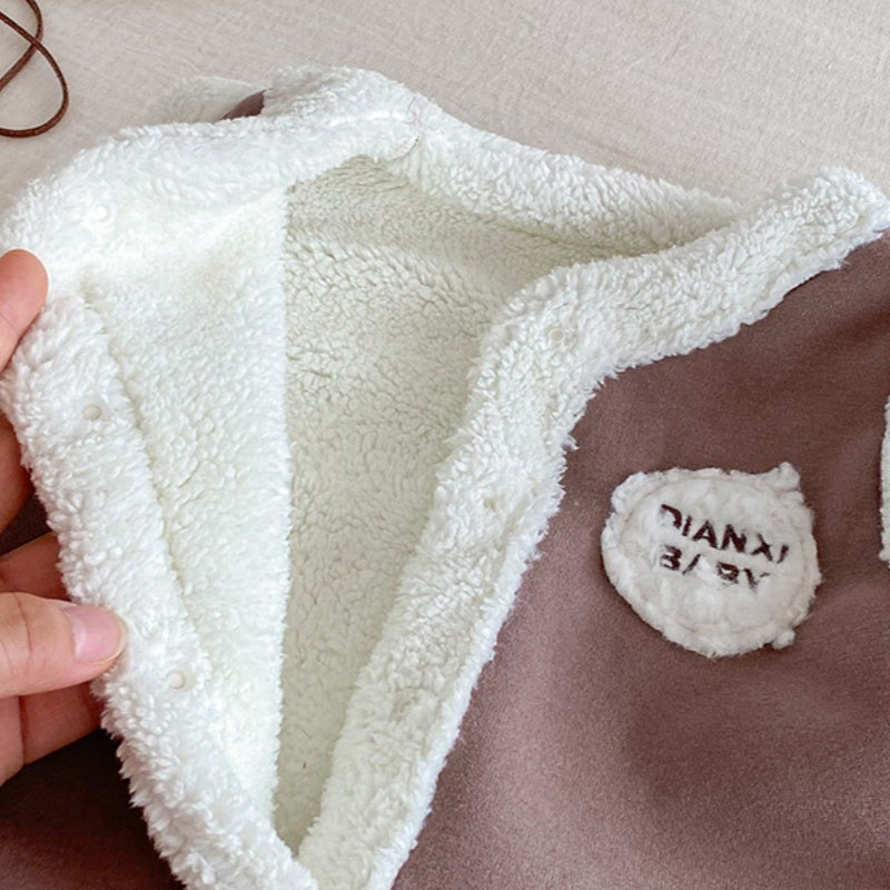 【BABY】冬新作 ロゴ刺繍オールインワンSK102109