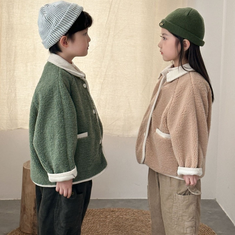 【BABY&KID】冬新作 シープボアアウターSK102028