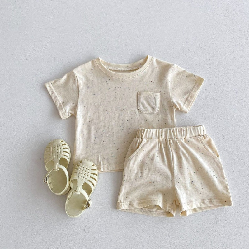 【BABY】夏新作 かわいいポケット付きセットアップSK091720