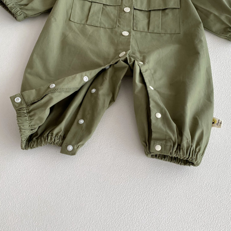 【BABY】おめめ刺繍カバーオールSK092518