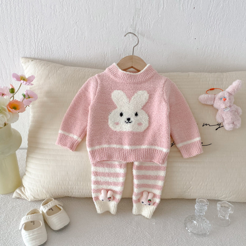 【BABY】うさぎふわもこセットアップSK101421