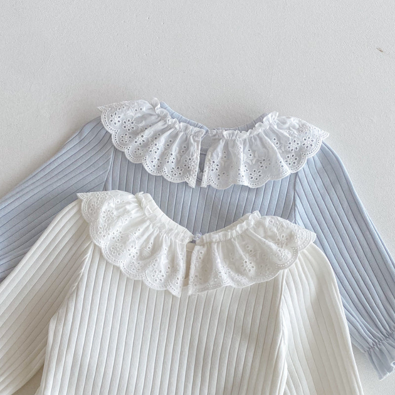 【BABY】リブフリル襟長袖TシャツSK092311