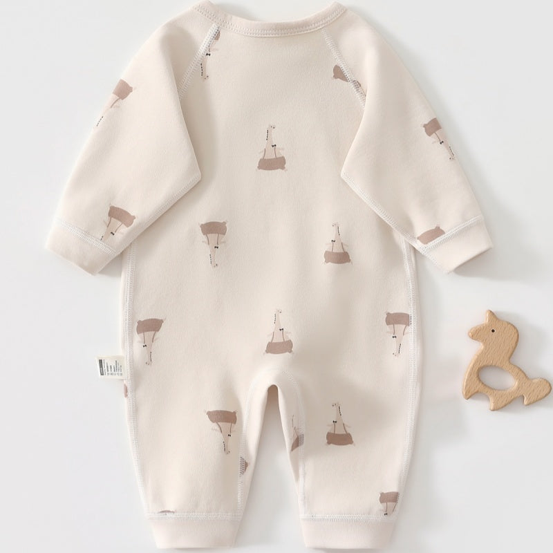 【BABY】北欧風アニマル柄カバーオールSK102602