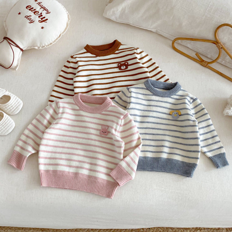 【BABY&KID】ボーダーニットセーターSK102532