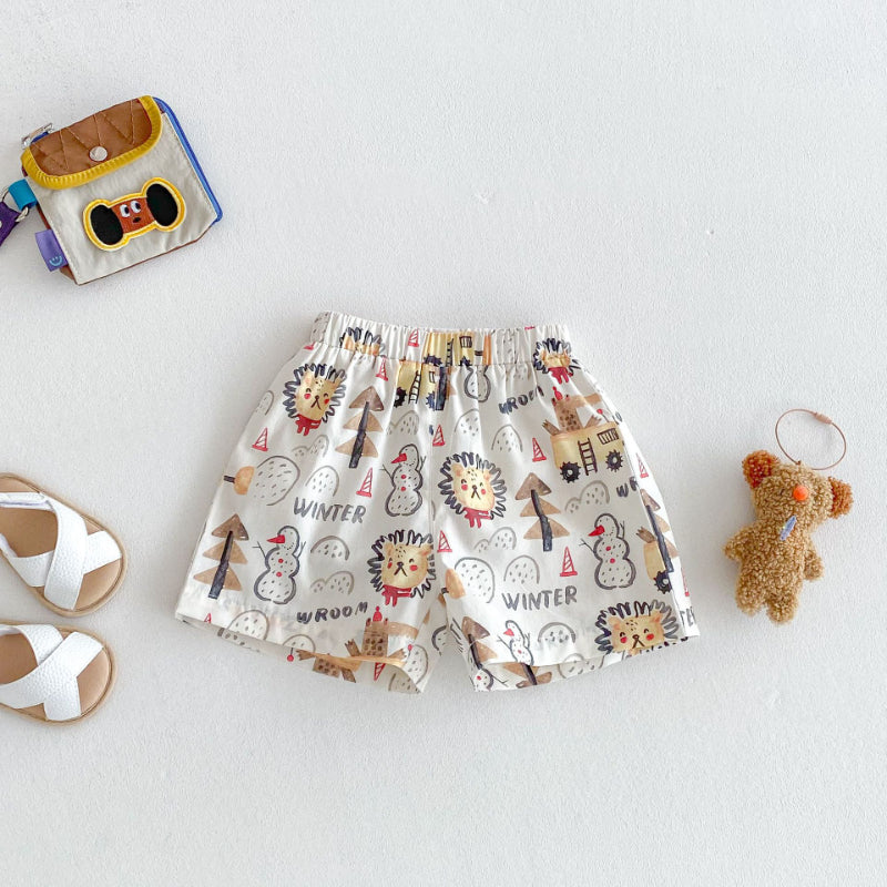 【BABY&KID】夏新作 ライオンオシャレセットアップ、ノースリーブTシャツSK072011