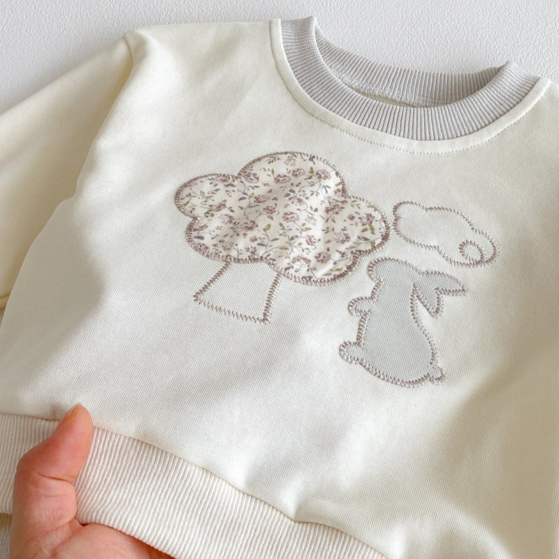 【BABY&KID】うさぎカジュアルセットアップSK092709