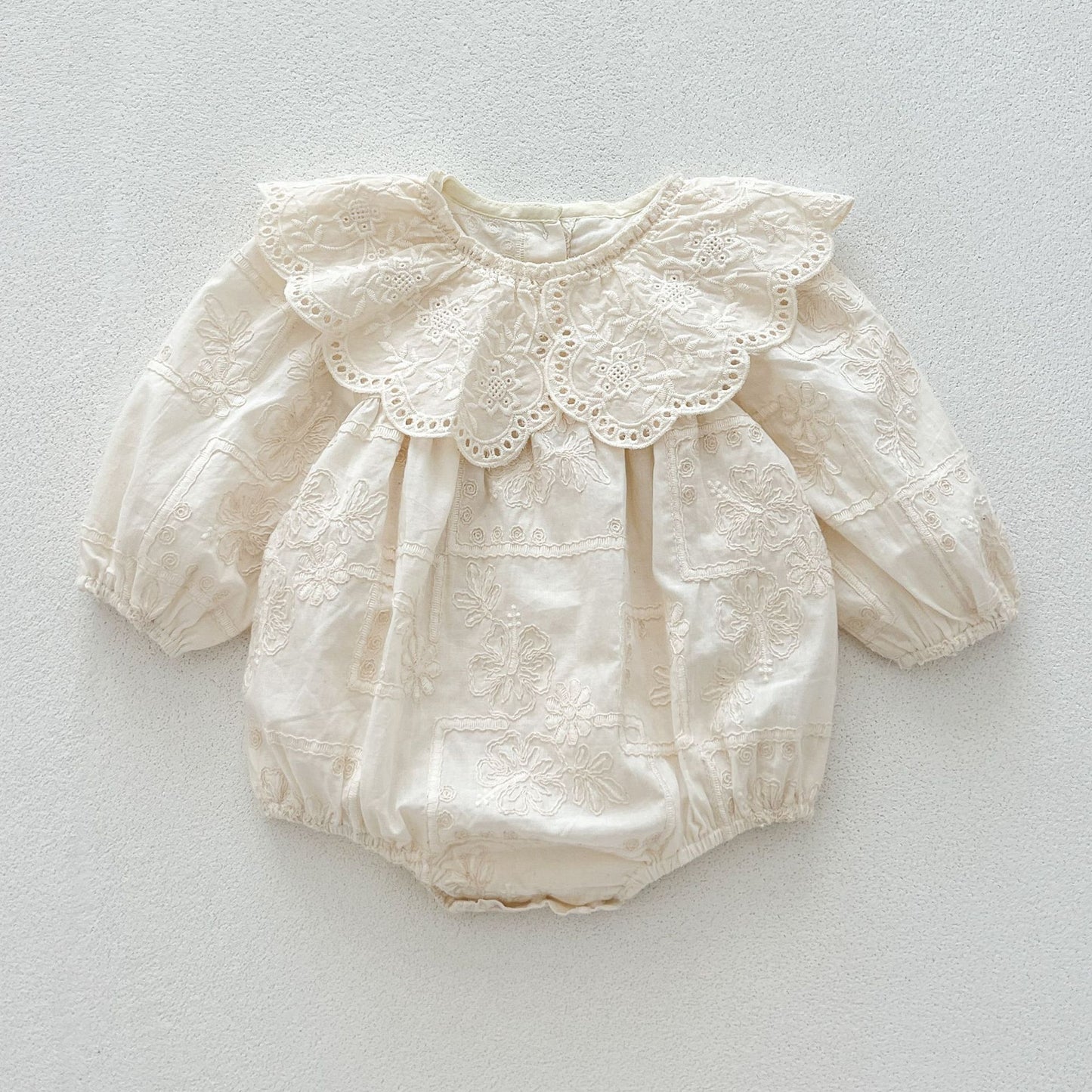 【姉妹服】レトロ刺繡ロンパース/ワンピースSK052704