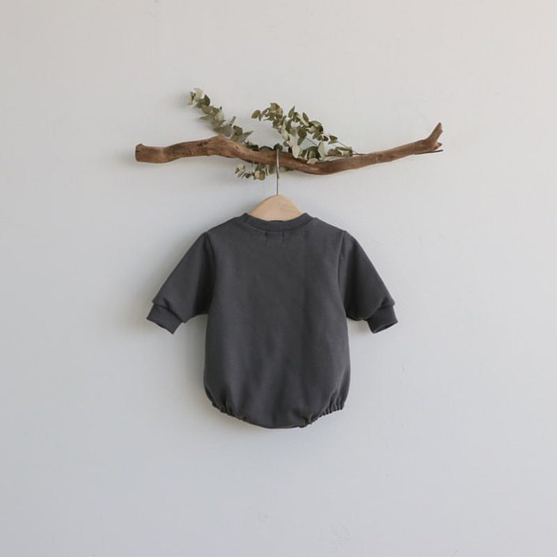 【BABY】洋ナシ刺繍ロンパースSK100723