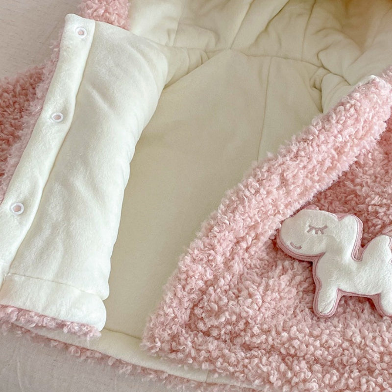 【BABY】冬新作ユニコーンあったか厚手ケープSK103116