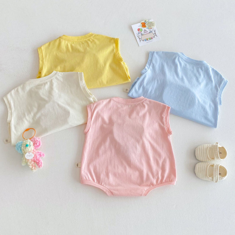 【BABY】夏新作 立体カートゥーンロンパースSK070122