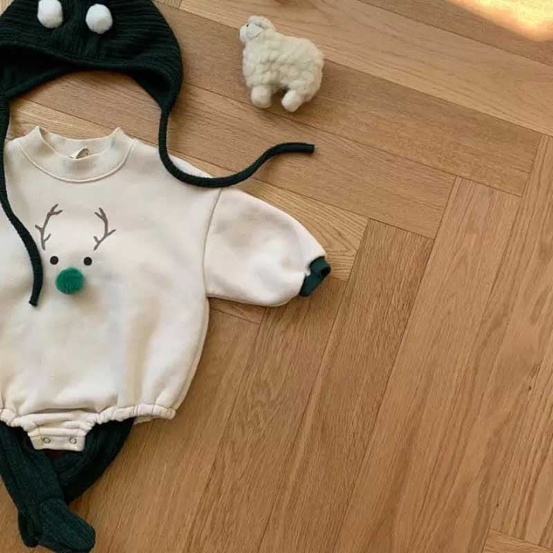 【BABY】トナカイプリントカバーオールSK102811