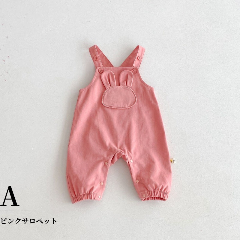 【BABY】うさぎサロペット、ベビーブラウスSK100329