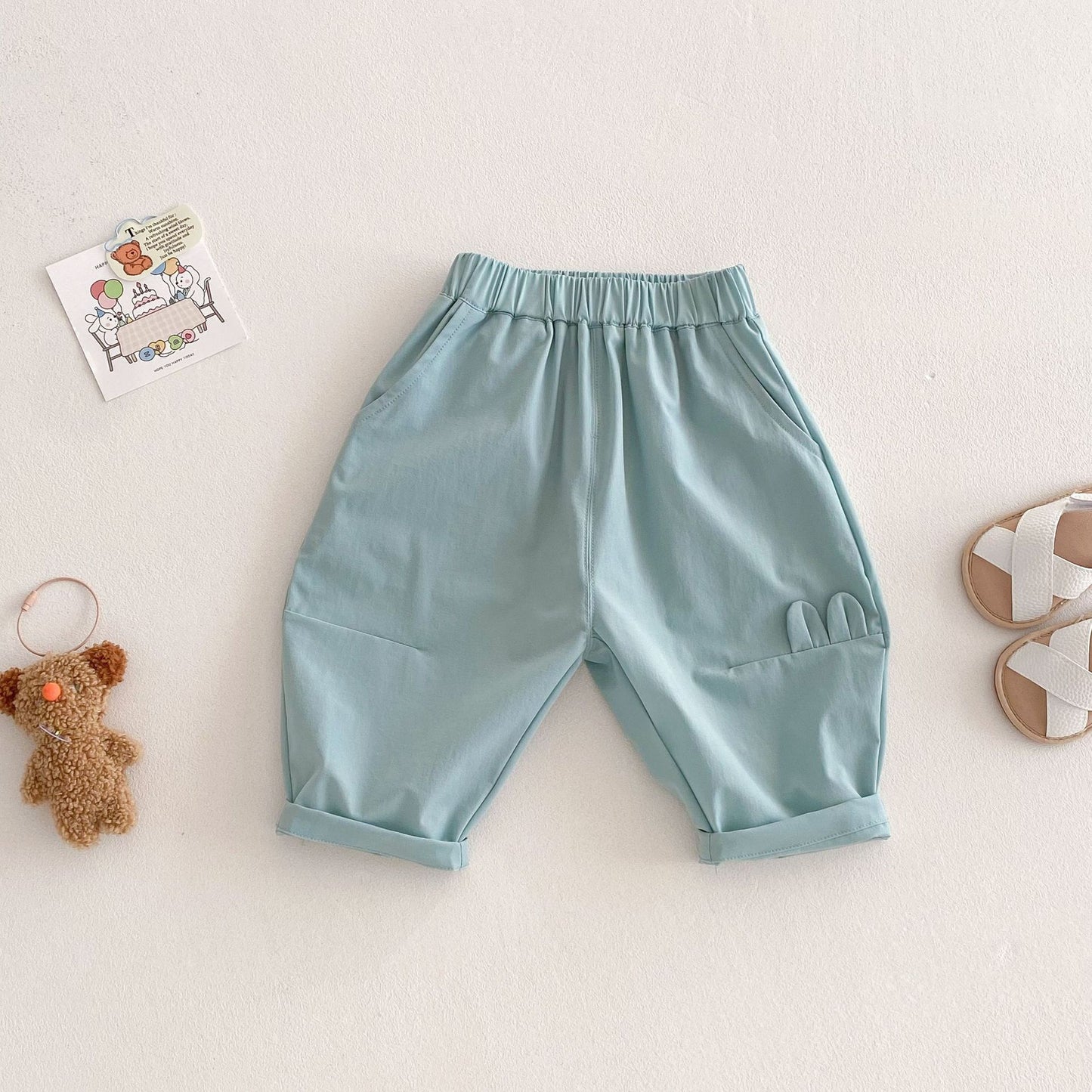 【BABY&KID】夏新作 パステルカラールーズパンツSK062319