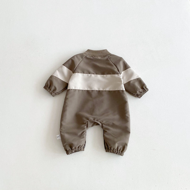【BABY】ロゴ刺繍カバーオールSK102206