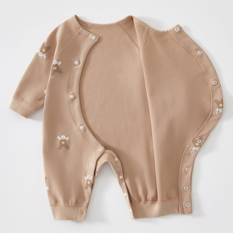 【BABY】北欧風アニマル柄綿カバーオールSK102620