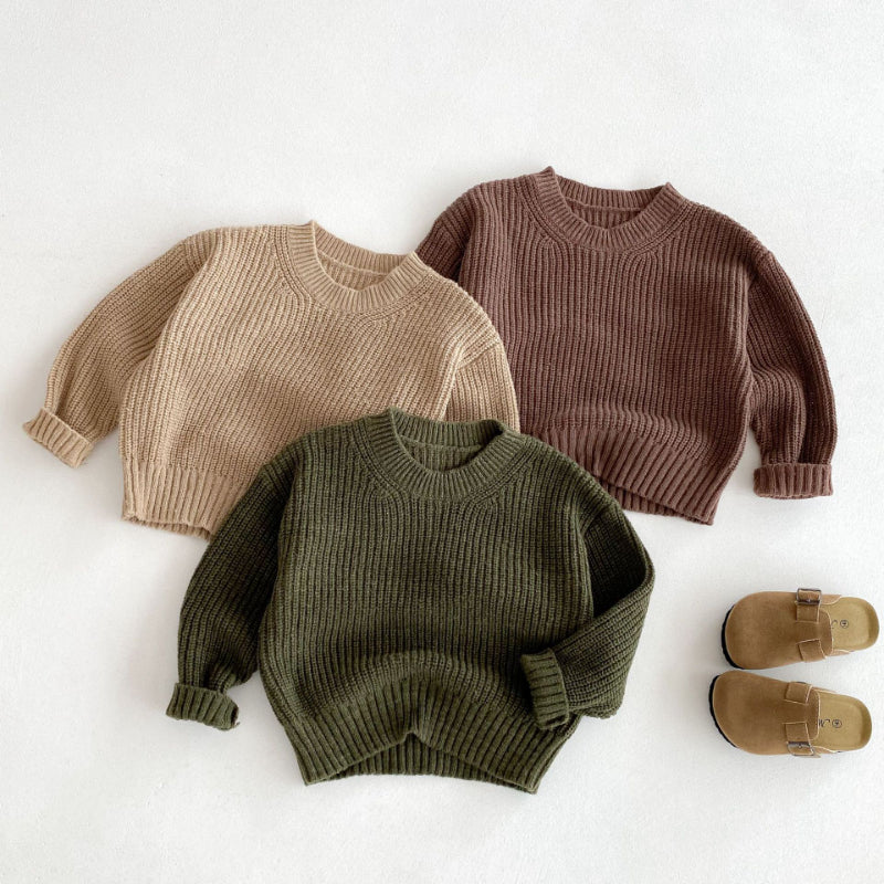 【BABY&KID】無地ニットセーターSK092932