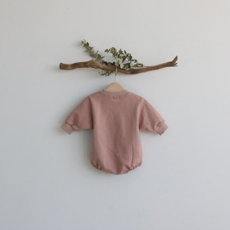 【BABY】洋ナシ刺繍ロンパースSK100723