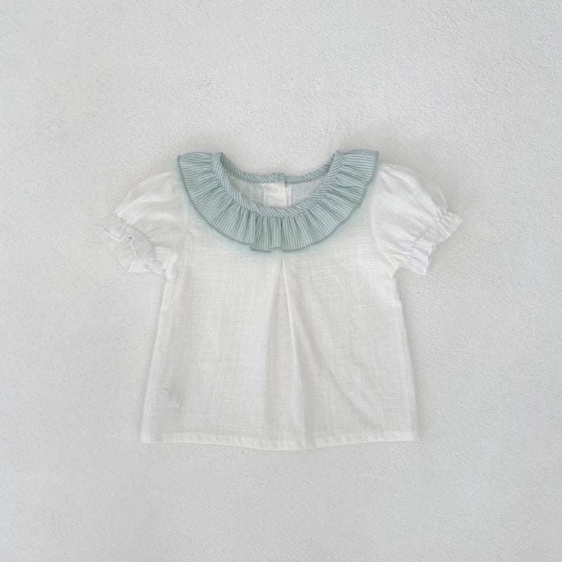 【BABY&KID】夏新作 クルーネックトップス&スカートパンツSK072315