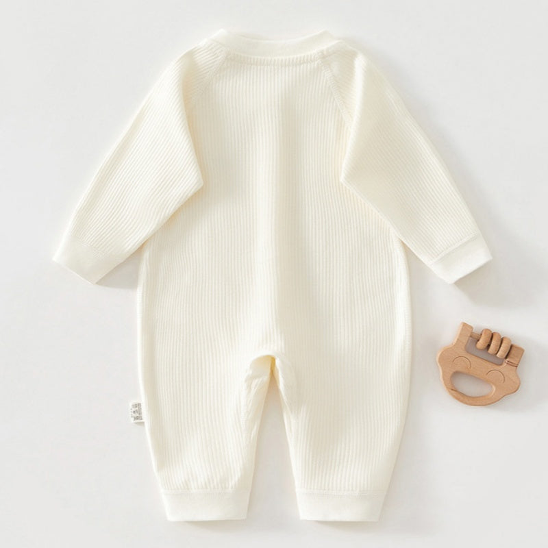 【BABY】北欧風いぬワッペンカバーオールSK102615