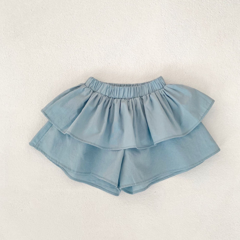 【BABY&KID】夏新作 無地レースキャミセットアップSK071925