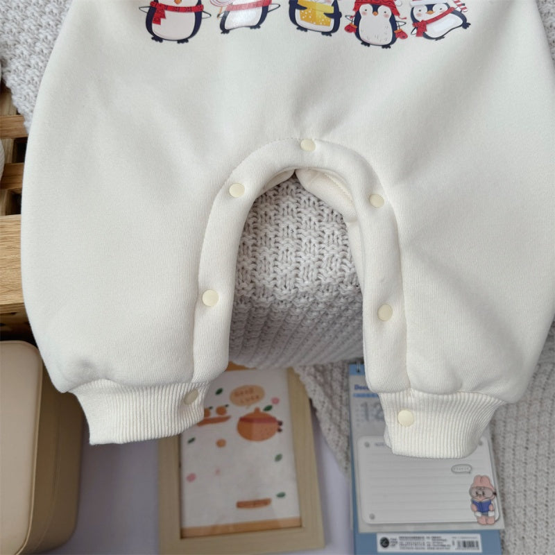 【BABY】クリスマスペンギンカバーオールSK103202