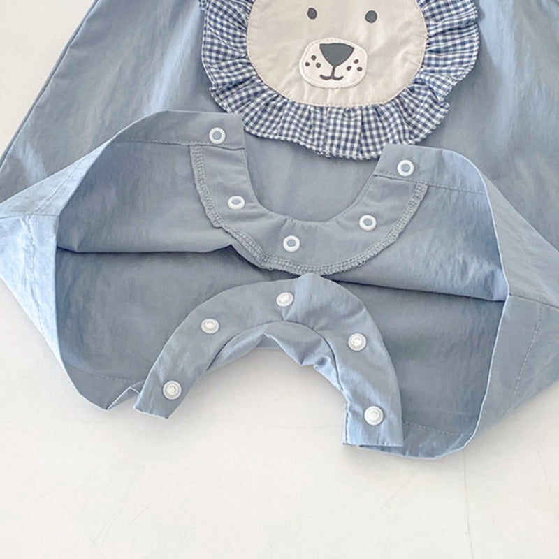【BABY】夏新作 ライオンサロペット&TシャツSK090614