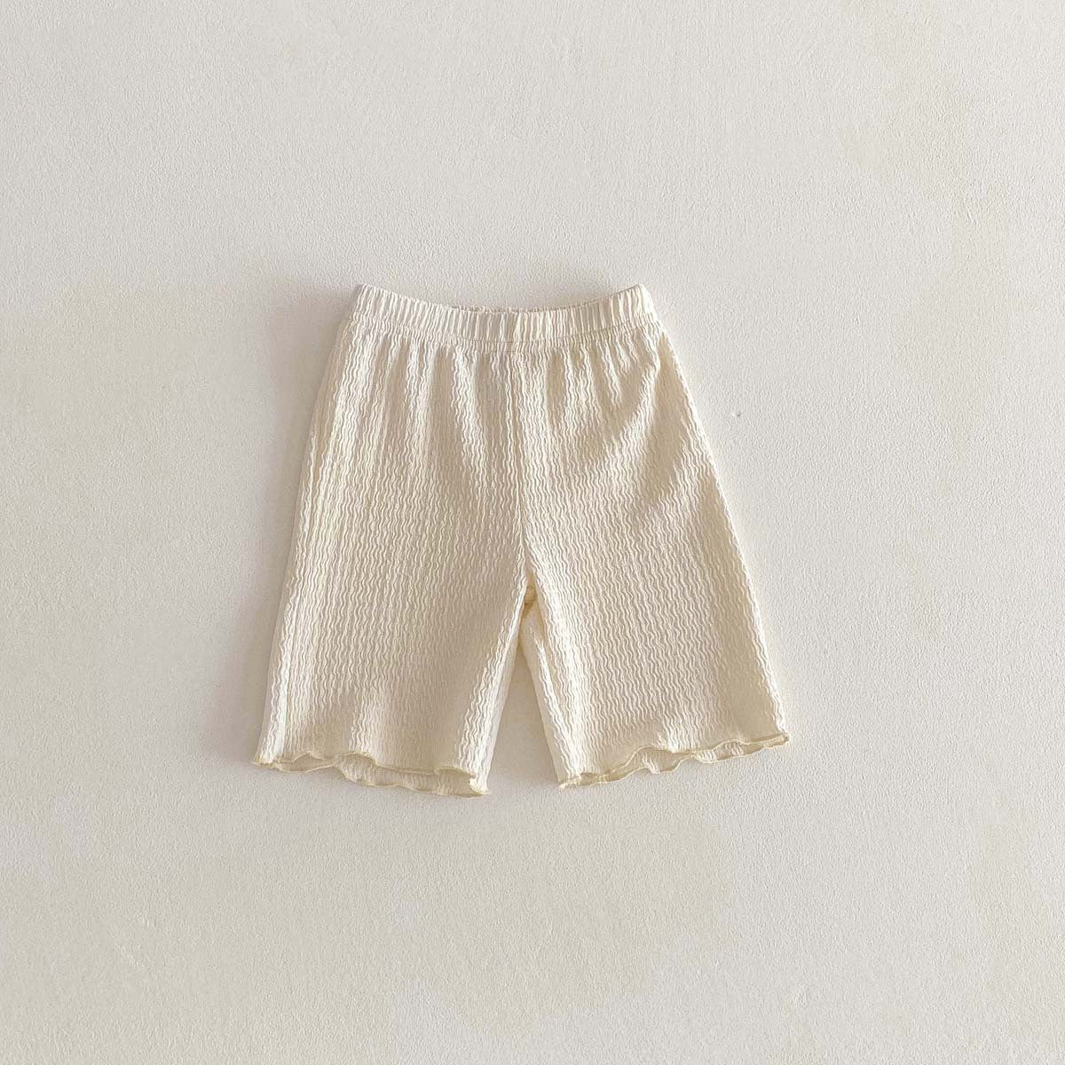 【BABY&KID】夏新作 無地ライトソフトショートパンツSK062725