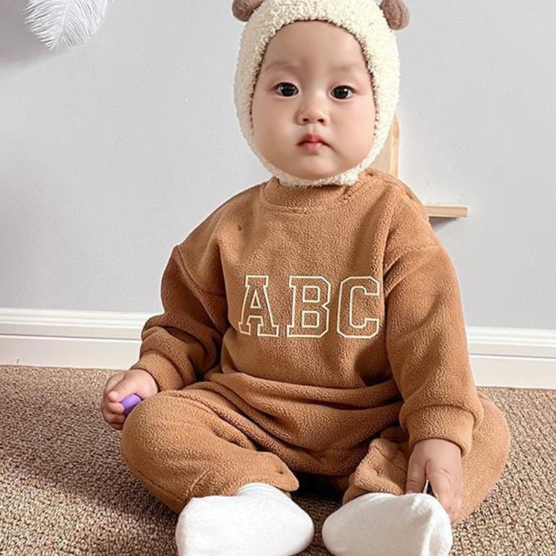 【BABY】 暖かいABCロンパースSK022411