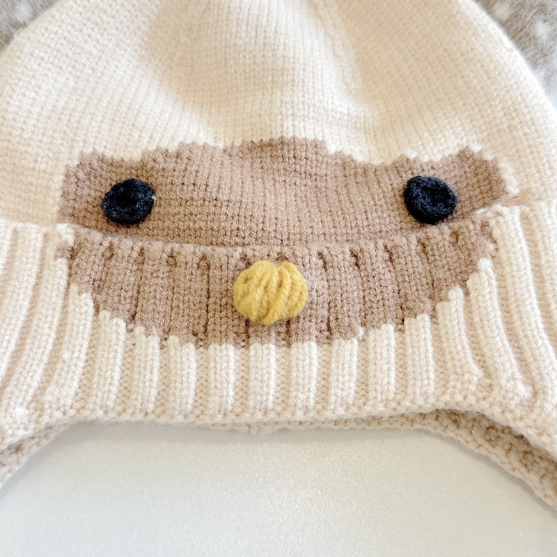 【HAT】フクロウ耳あて帽子SK101604