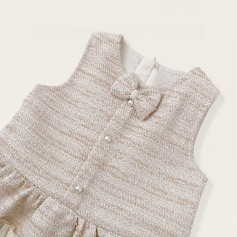 【BABY&KID】冬新作 小香風ジャンパースカート&ニットセーターSK102427