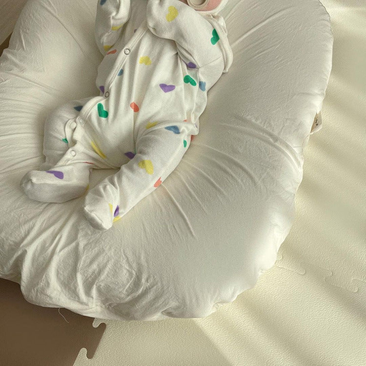 【BABY】カラフルハートロンパース、オールインワン、レギンス、帽SK031904