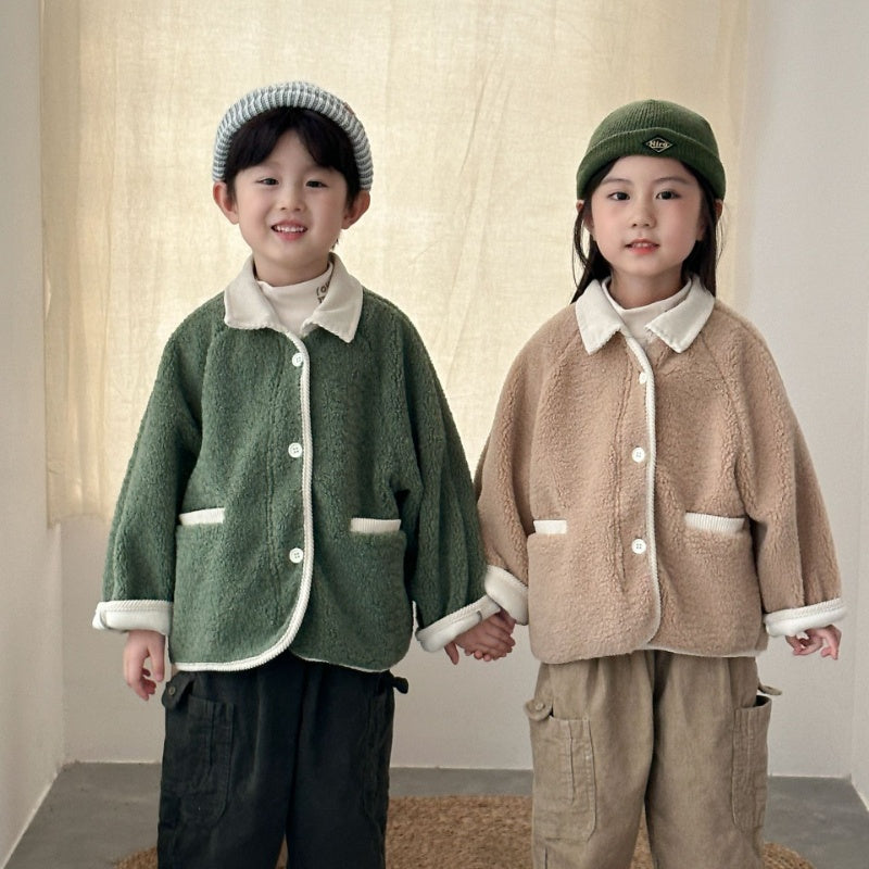 【BABY&KID】冬新作 シープボアアウターSK102028