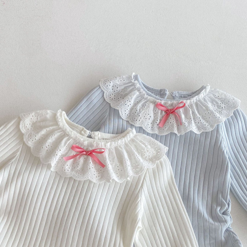 【BABY】リブフリル襟長袖TシャツSK092311