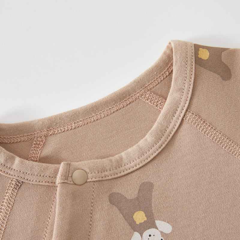 【BABY】北欧風アニマル柄綿カバーオールSK102620