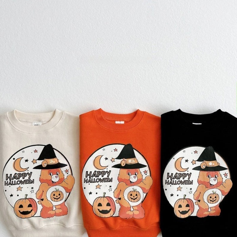 【BABY&KID】ハロウィンパンプキンベアカジュアルスウェットSK102023