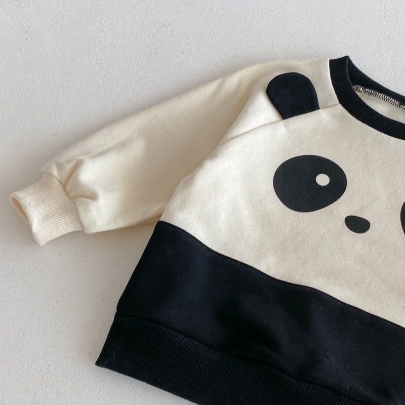 【BABY&KID】クルーネックパンダセットアップSK092705