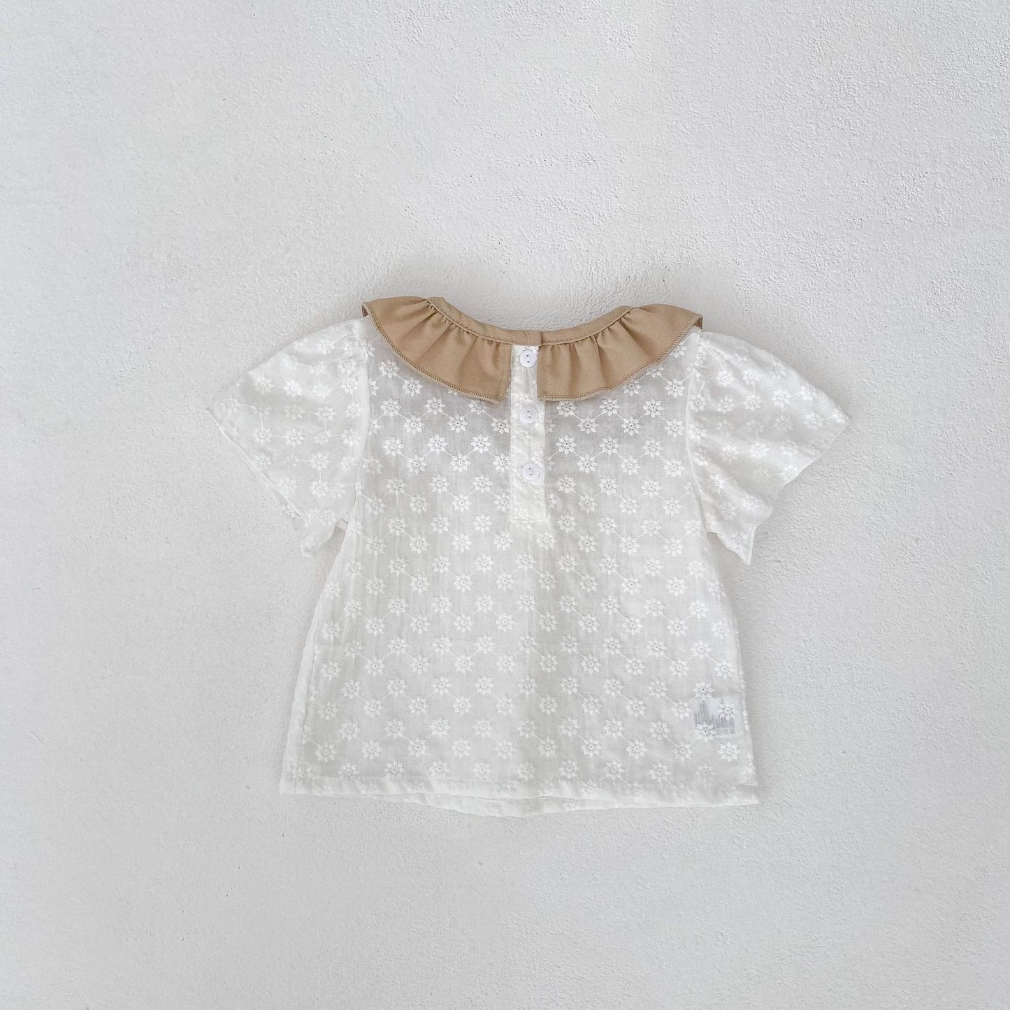 【3点セット】夏新作 フラワー刺繡Tシャツ&ブルマ&帽子SK061711