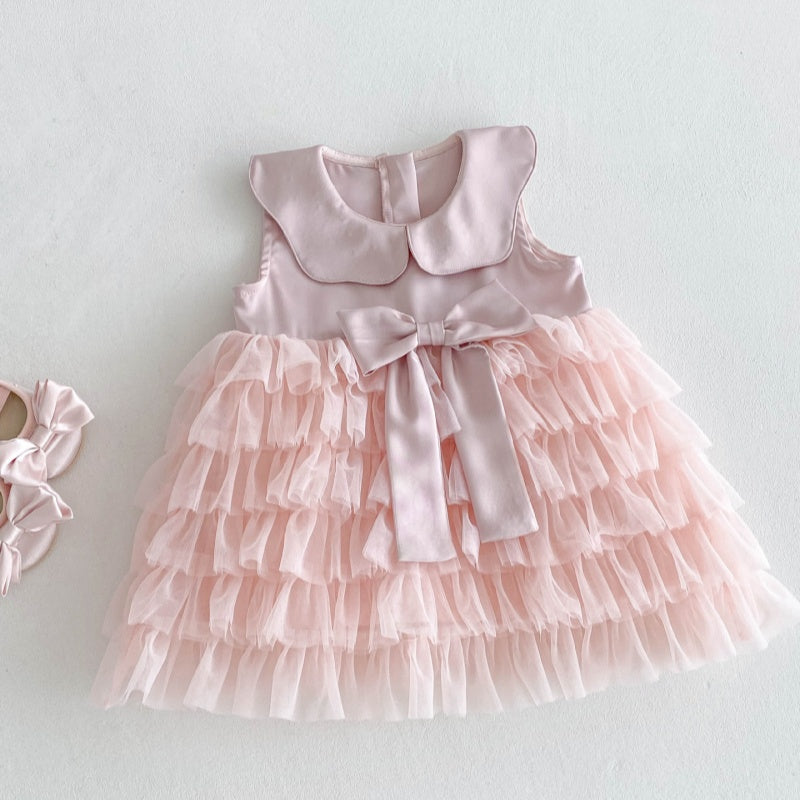 【BABY&KID】夏新作 ピンクケーキワンピースSK080115