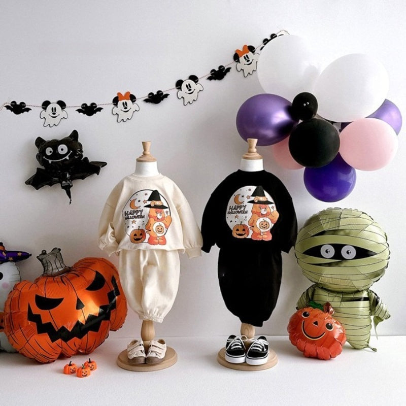 【BABY&KID】ハロウィンパンプキンベアカジュアルスウェットSK102023