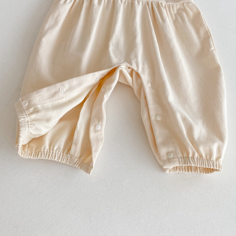 【BABY】花柄トップス、花刺繍サロペットパンツSK092318