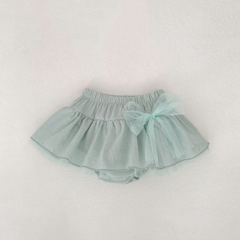 【BABY&KID】夏新作 クルーネックトップス&スカートパンツSK072315