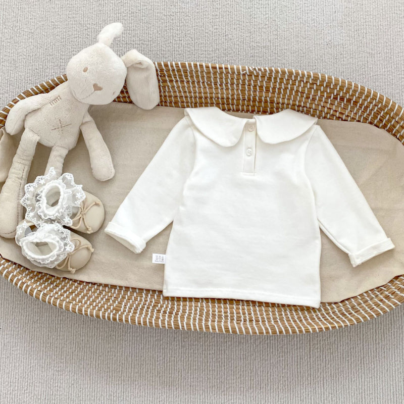 【BABY&KID】リボンジャンパースカート、さくらんぼ刺繍襟TシャツSK100843