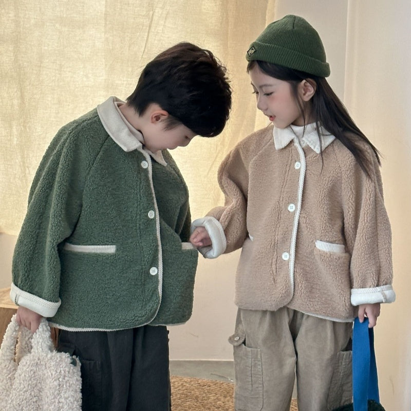 【BABY&KID】冬新作 シープボアアウターSK102028